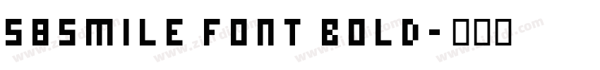 58smile Font Bold字体转换
